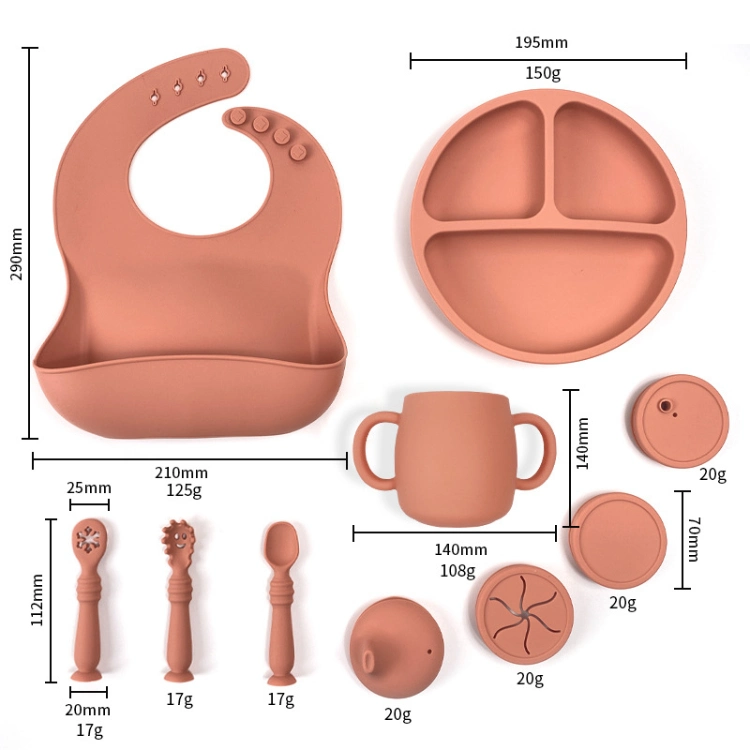 Silicone Baby Tableware Food Grade Silicone Baby Feeding Silicone Baby Products